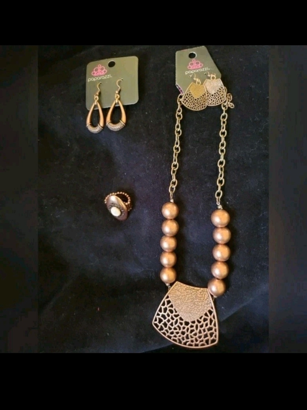Paparazzi Bronze-Tone Jewelry Lot